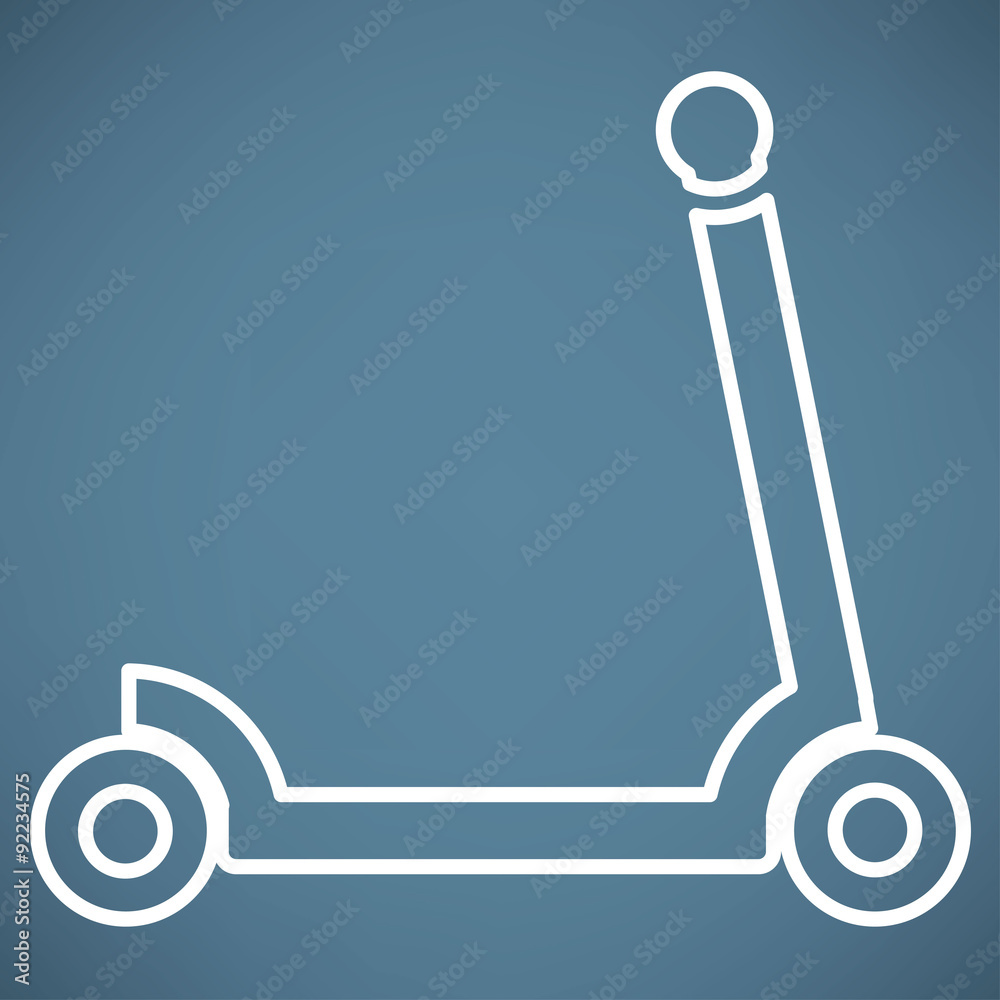 scooter for children icon scooter for children icon
