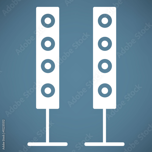modern black icon subwoofer