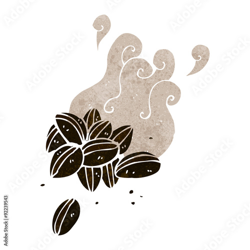 cartoon coffee beans