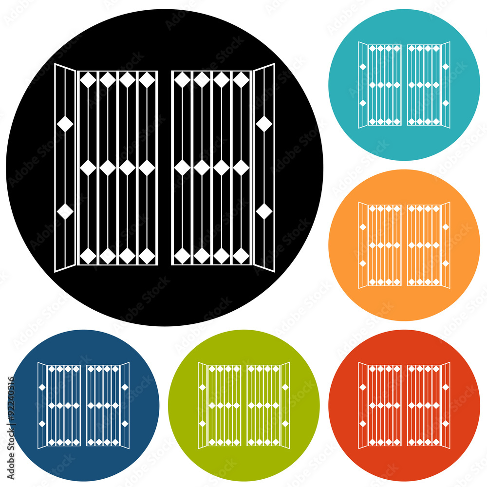Obraz premium gate icon
