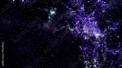 Wallpaper Mural Video Background 2119: Traveling through star fields in deep space (Video Loop). Torontodigital.ca