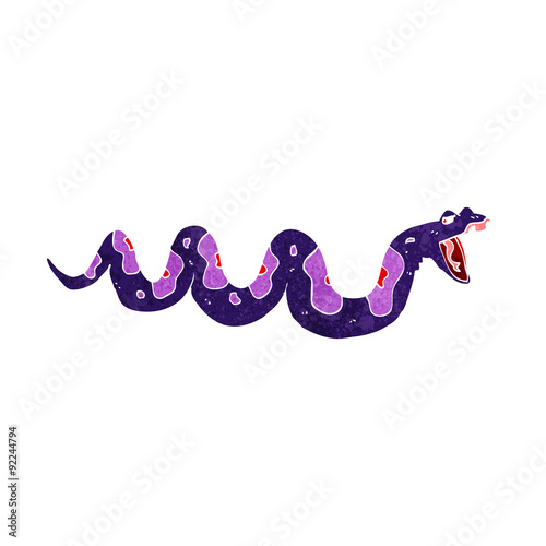 cartoon poisonous snake