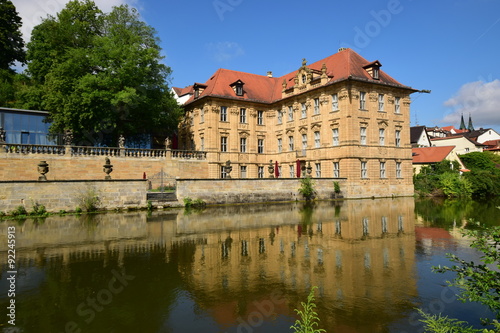 View in the historical town of Bamberg, Bavaria, region Upper Franconia, Germany