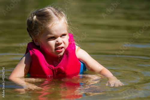 Fototapeta Naklejka Na Ścianę i Meble -  Swiming in the water