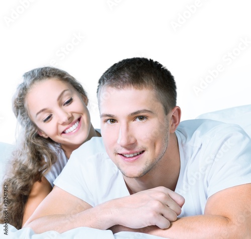 Couple in Bed.
