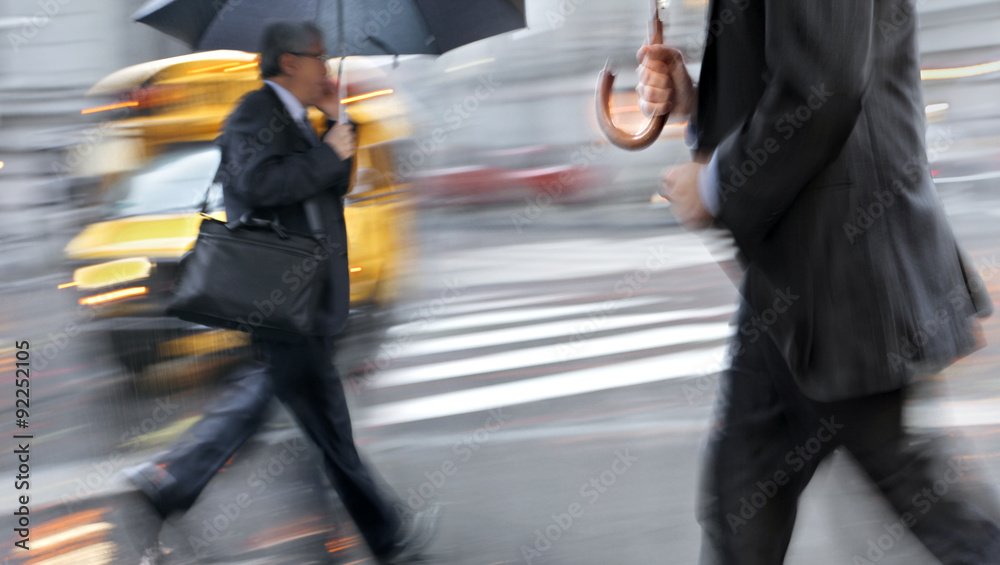 rainy day motion blur