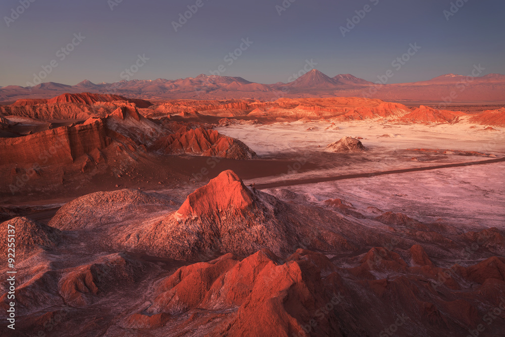 Moon Valley, Atacama Desert, Chile - obrazy, fototapety, plakaty 