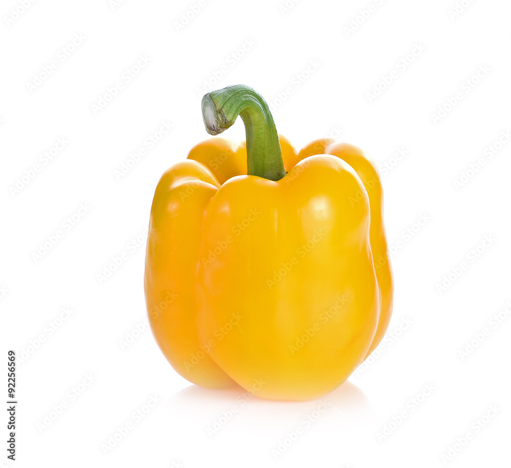 Bell peppers isolated on white background Bell peppers isolated on white background