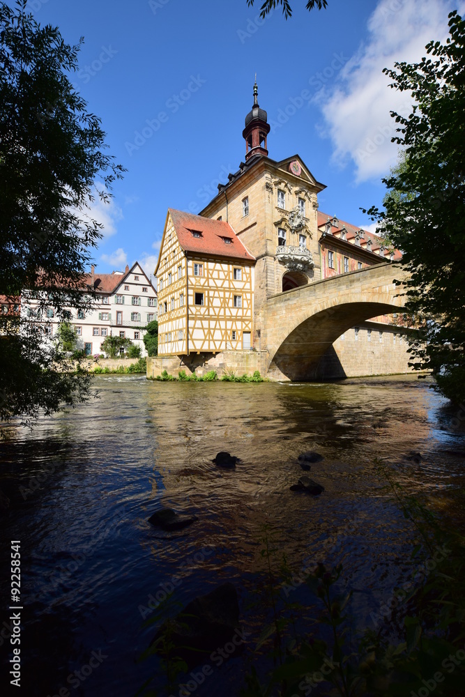 Old town hall (Altes Rathaus) in Bamberg, Germany
