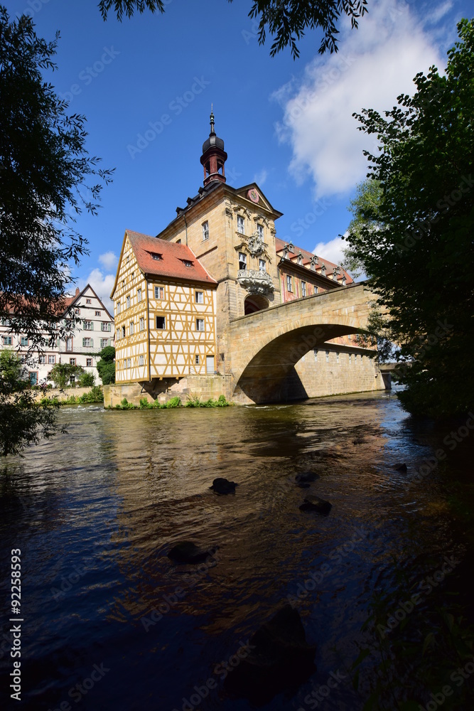 Old town hall (Altes Rathaus) in Bamberg, Germany