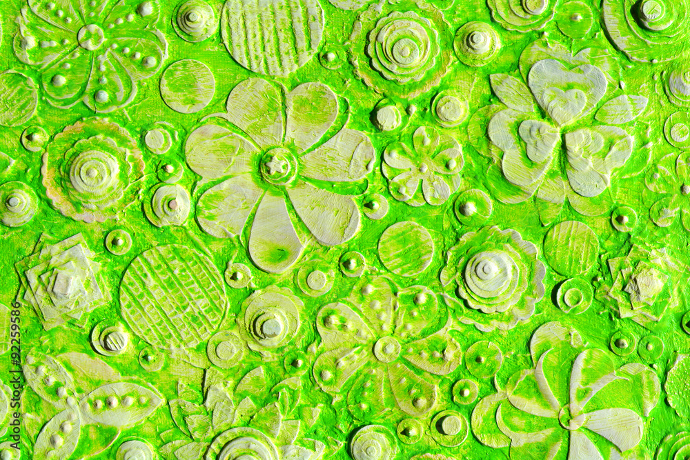Mix of green flowers in the unique art painting, go green environment background surface, floral pattern, embossing ,carving and 3d print. Mix of green flowers in the unique art painting, go green environment background surface, floral pattern, embossing ,carving and 3d print.