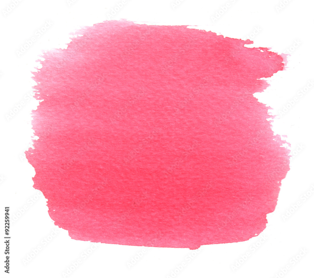Abstract red watercolor shape Abstract red watercolor shape