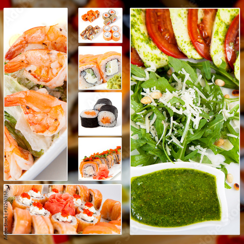 Japanese Food Collage photo