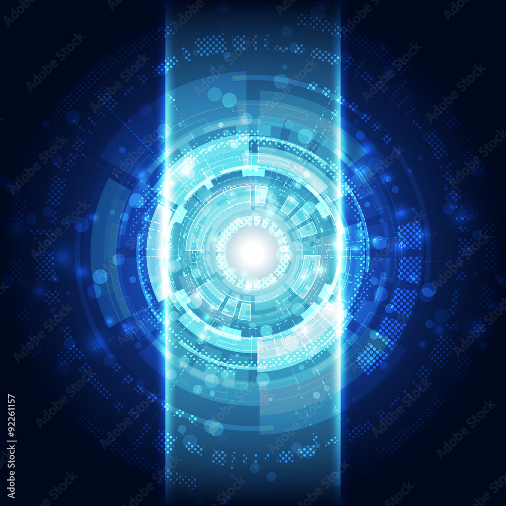 abstract future technology concept background, vector illustration abstract future technology concept background, vector illustration