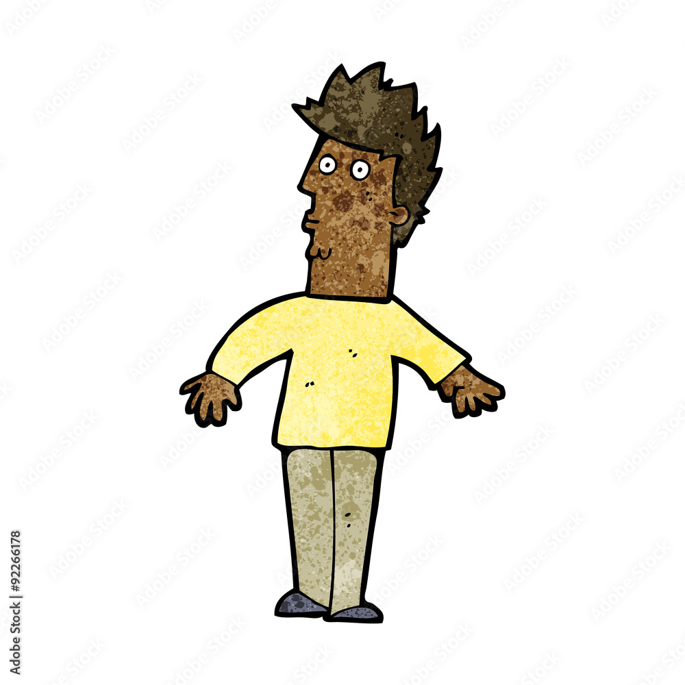 cartoon surprised man cartoon surprised man