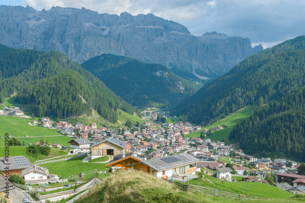 Fototapeta premium val gardena in italy