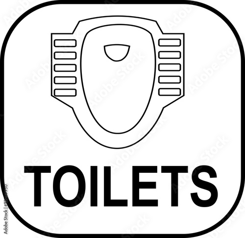 Toilets sign, avaliable at jpg and eps format photo