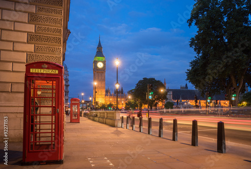 Big Ben and Westminster abbey in London  England