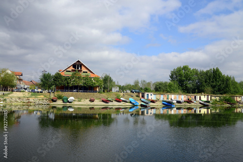 serbian fishing village photo