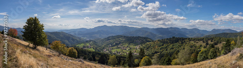 panorama du massif des Vosges