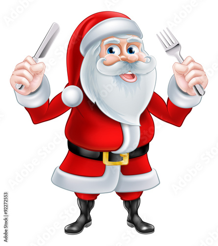 Knife and Fork Santa