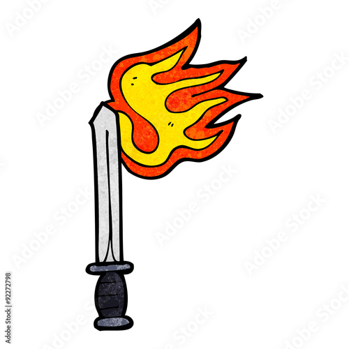 cartoon sword