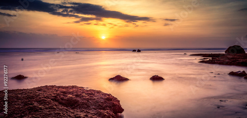 Sunset in Sengiggi, Lombok photo