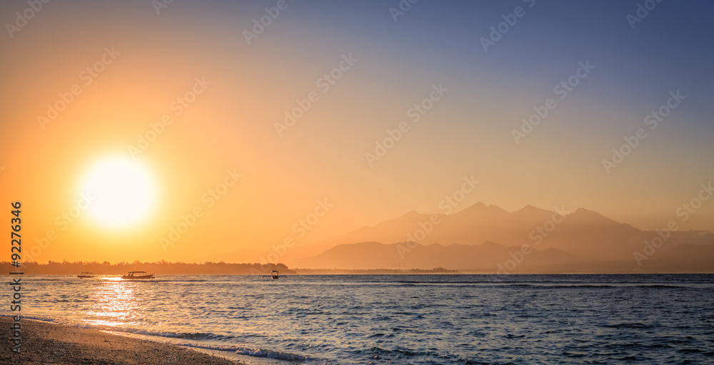 Gili's island sunrise