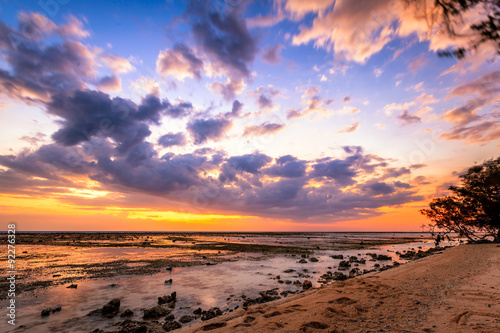 Gili's island sunset photo