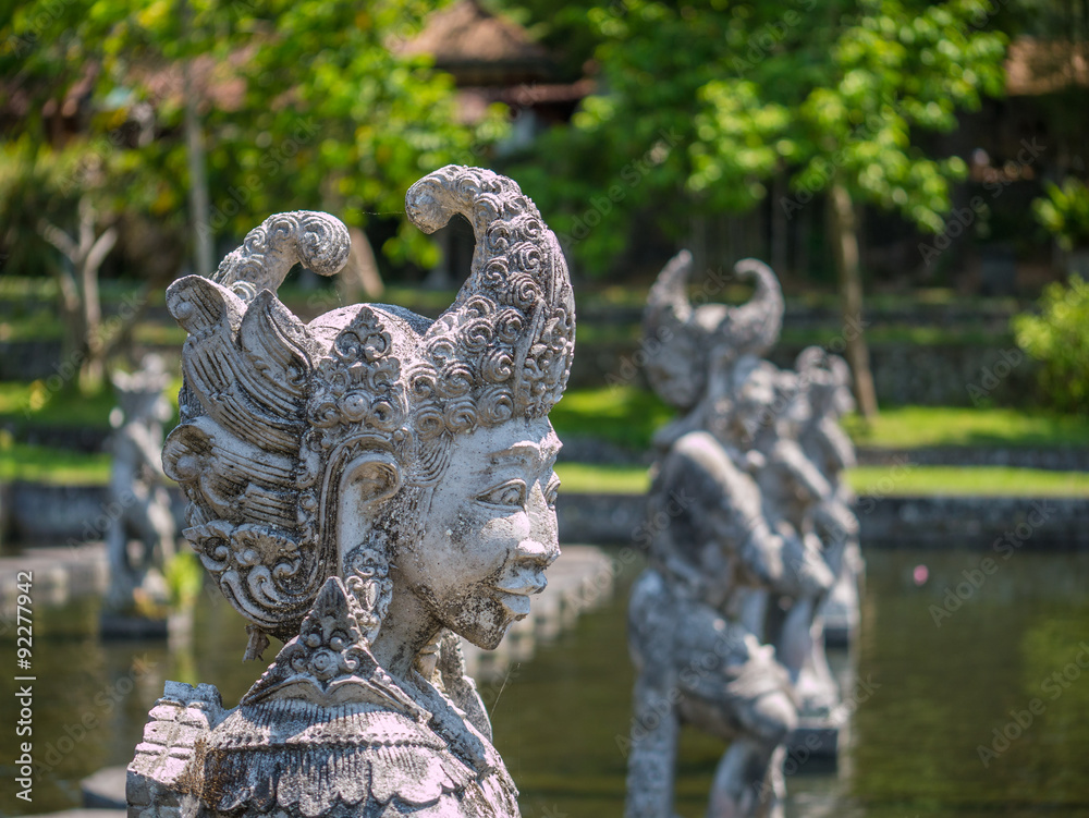 Statue at the Water Palace, Bali