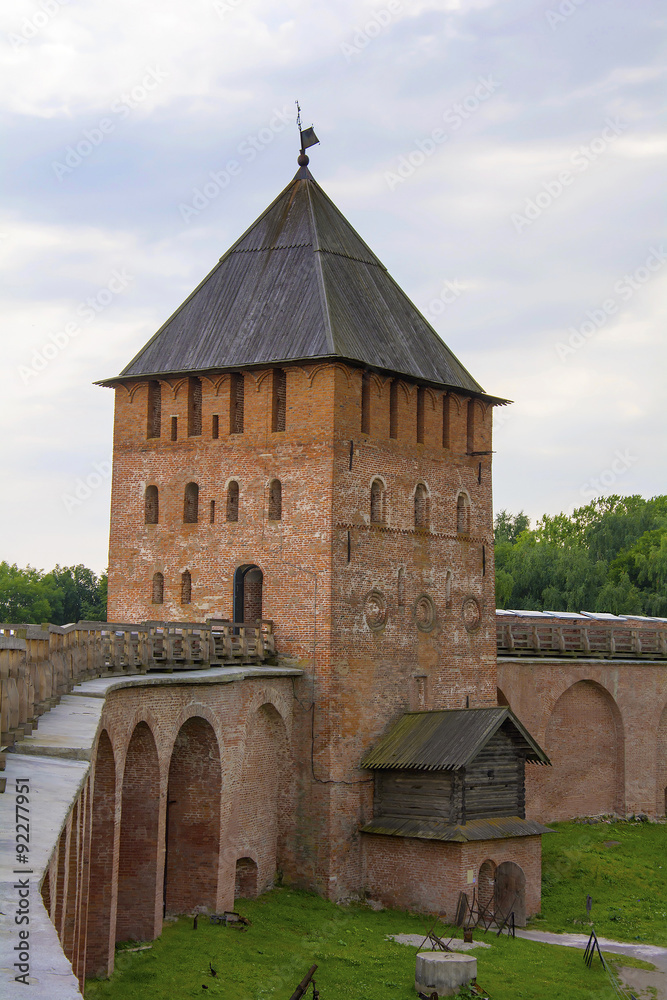  Veliky Novgorod, the tower of the citadel