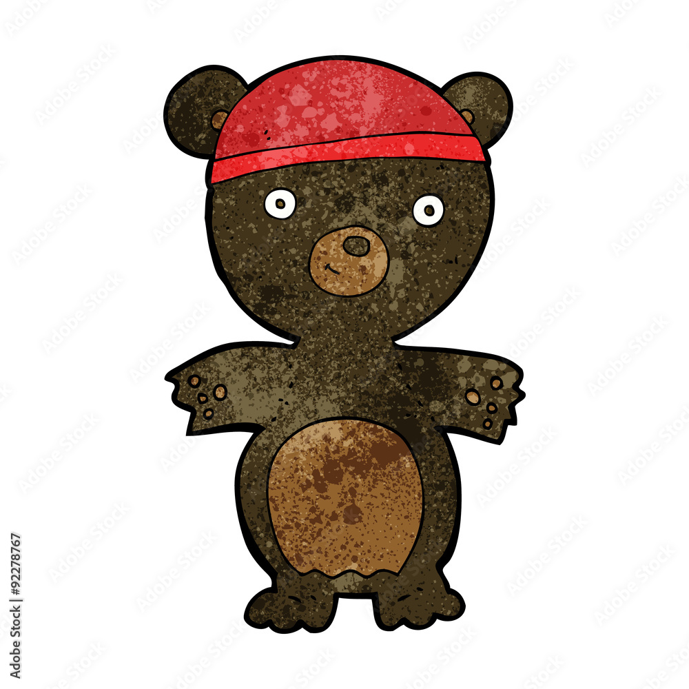 cartoon cute black bear cartoon cute black bear