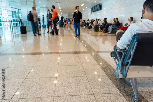 Obraz na płótnie Airport waiting room. w salonie