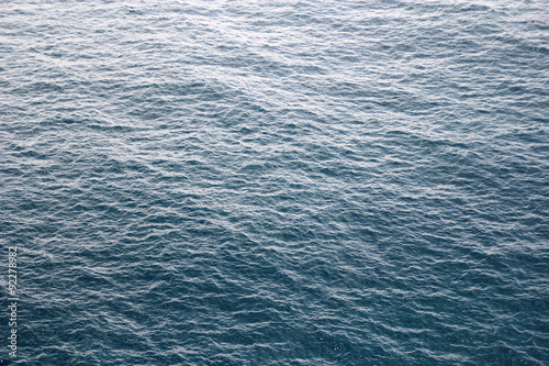 Surface of the blue sea
