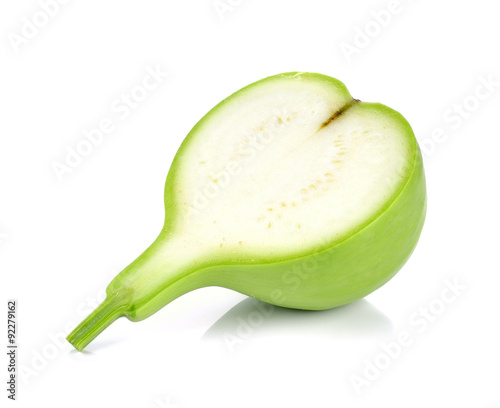 Calabash, Bottle Gourd isolated on white background photo