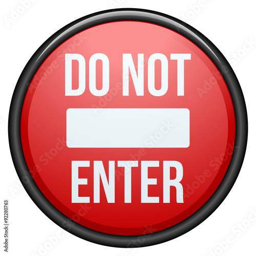 Do Not Enter