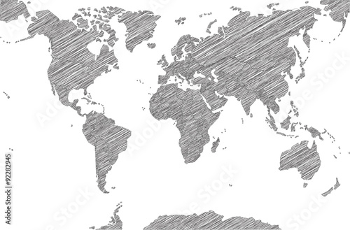 Sketchy Map of the World