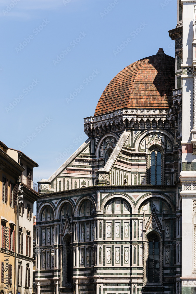 Detail of Cathedral of Santa Maria del Fiore - Florence - Italy