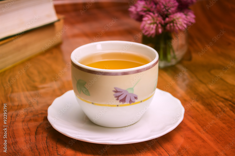 cup of hot tea in cold weather cup of hot tea in cold weather
