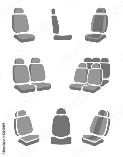 Car Seat icons
