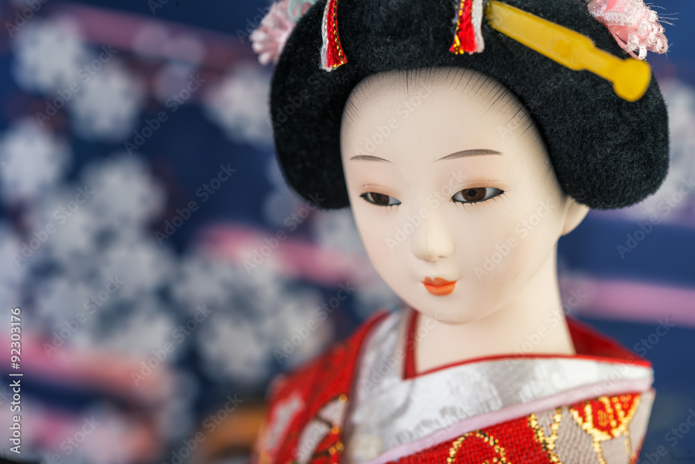 Japanese Doll  close-up