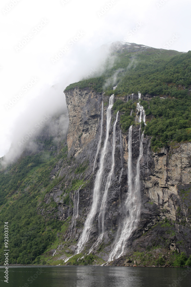 Seven sisters waterfall, Geirangerfjord