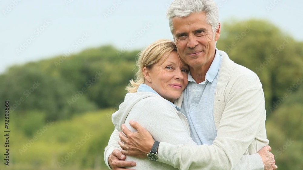In love senior couple embracing each other In love senior couple embracing each other