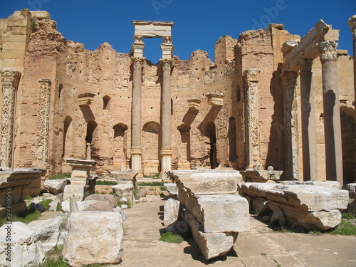 Libye, chœur de la basilique de Sévère à Leptis Magna