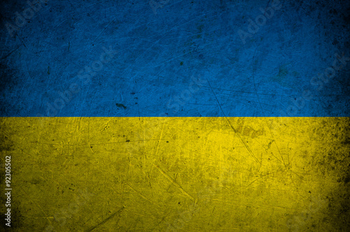Fotobehang Flag of Ukraine