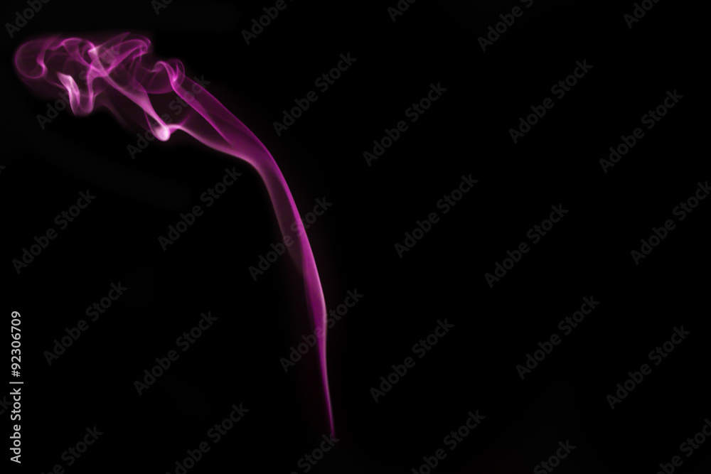purple abstract smoke isolated on black background purple abstract smoke isolated on black background