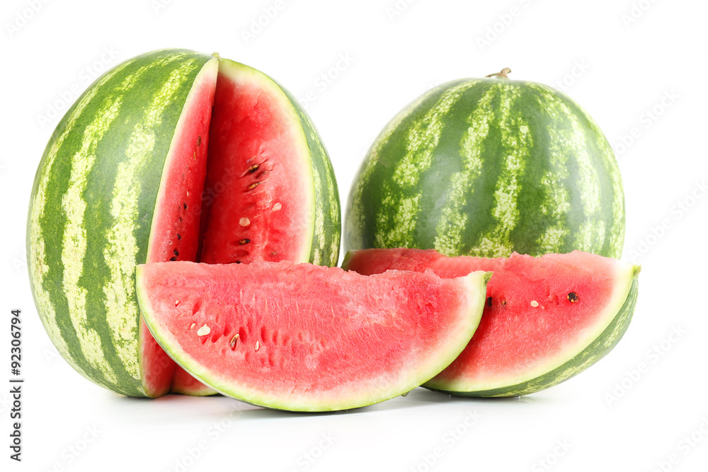 Tasty watermelon isolated on a white Tasty watermelon isolated on a white