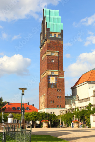 Darmstadt, der Hochzeitsturm auf der Mathildenhöhe (September 2015)  photo