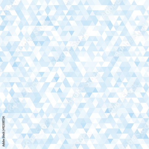 Blue triangle abstract background