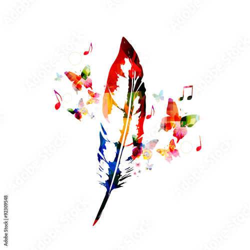 Creative feather design